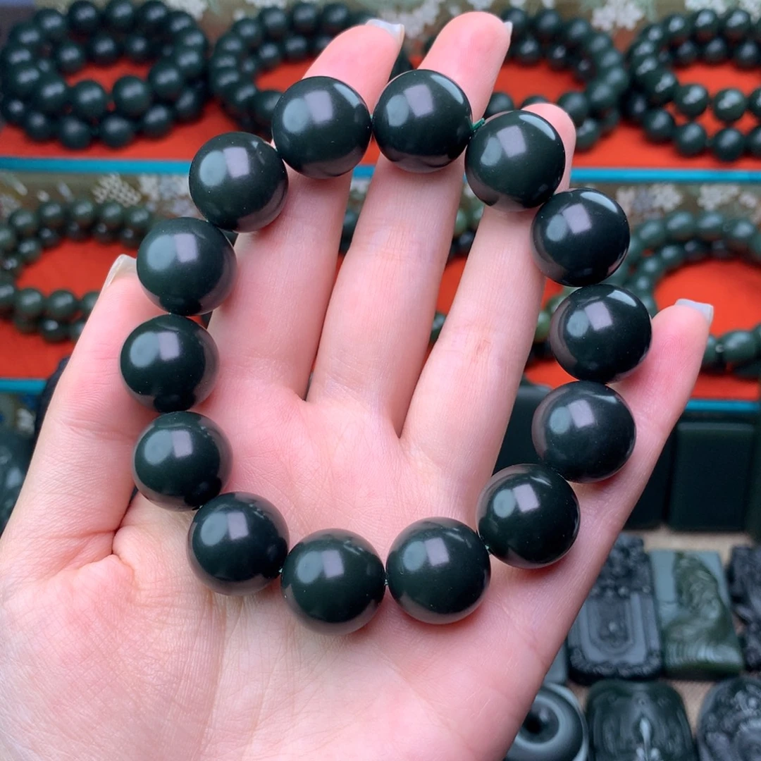 和田玉未镶嵌手串