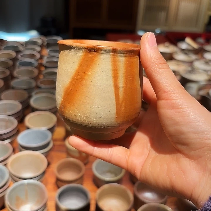 备前烧作品大茶杯