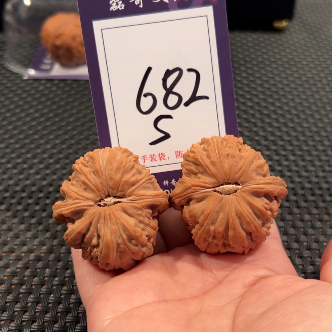 建***。把件文玩核桃682号白狮子41