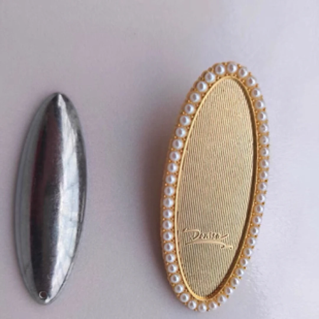 宋锦发夹底托diy发卡