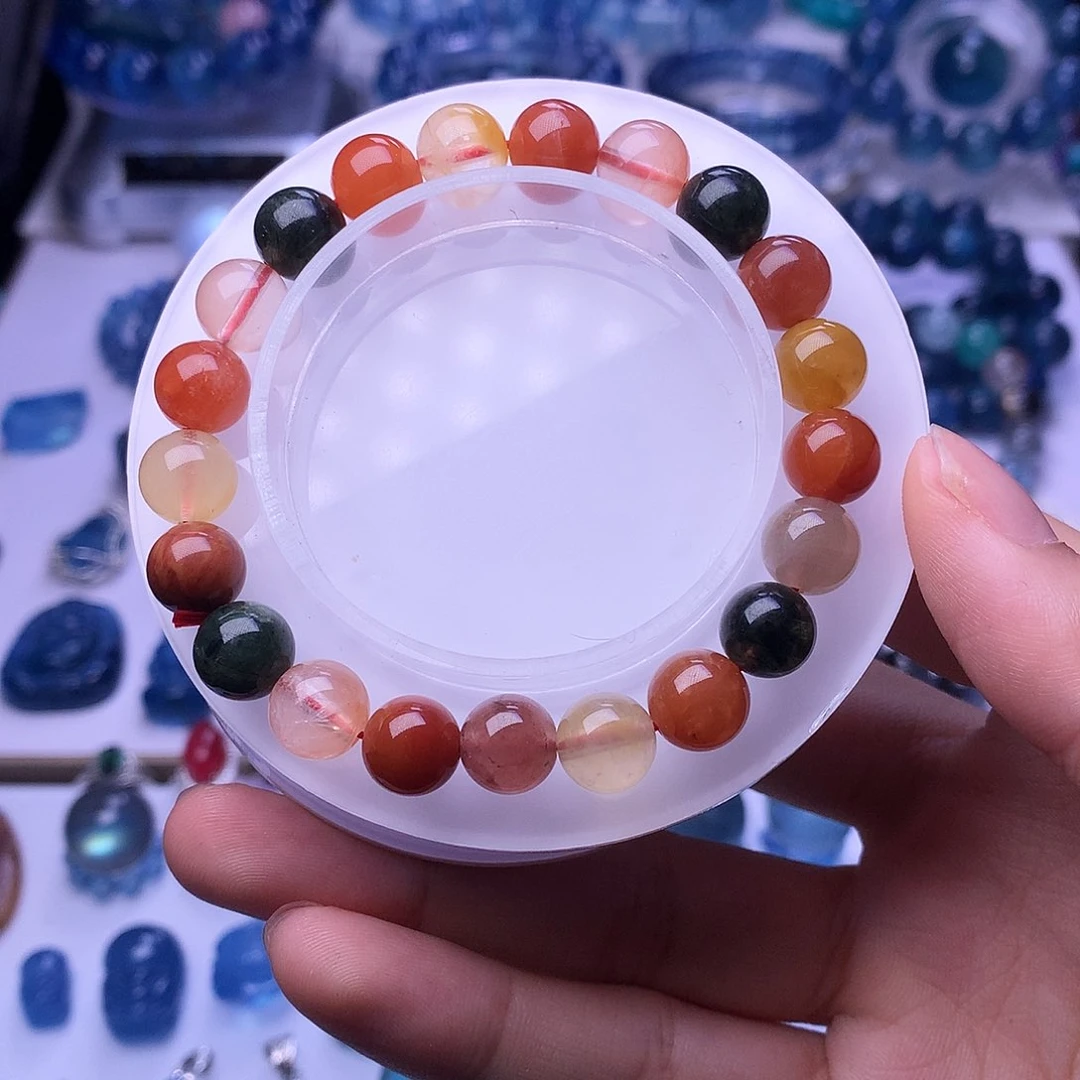 未镶嵌手链水晶多样性