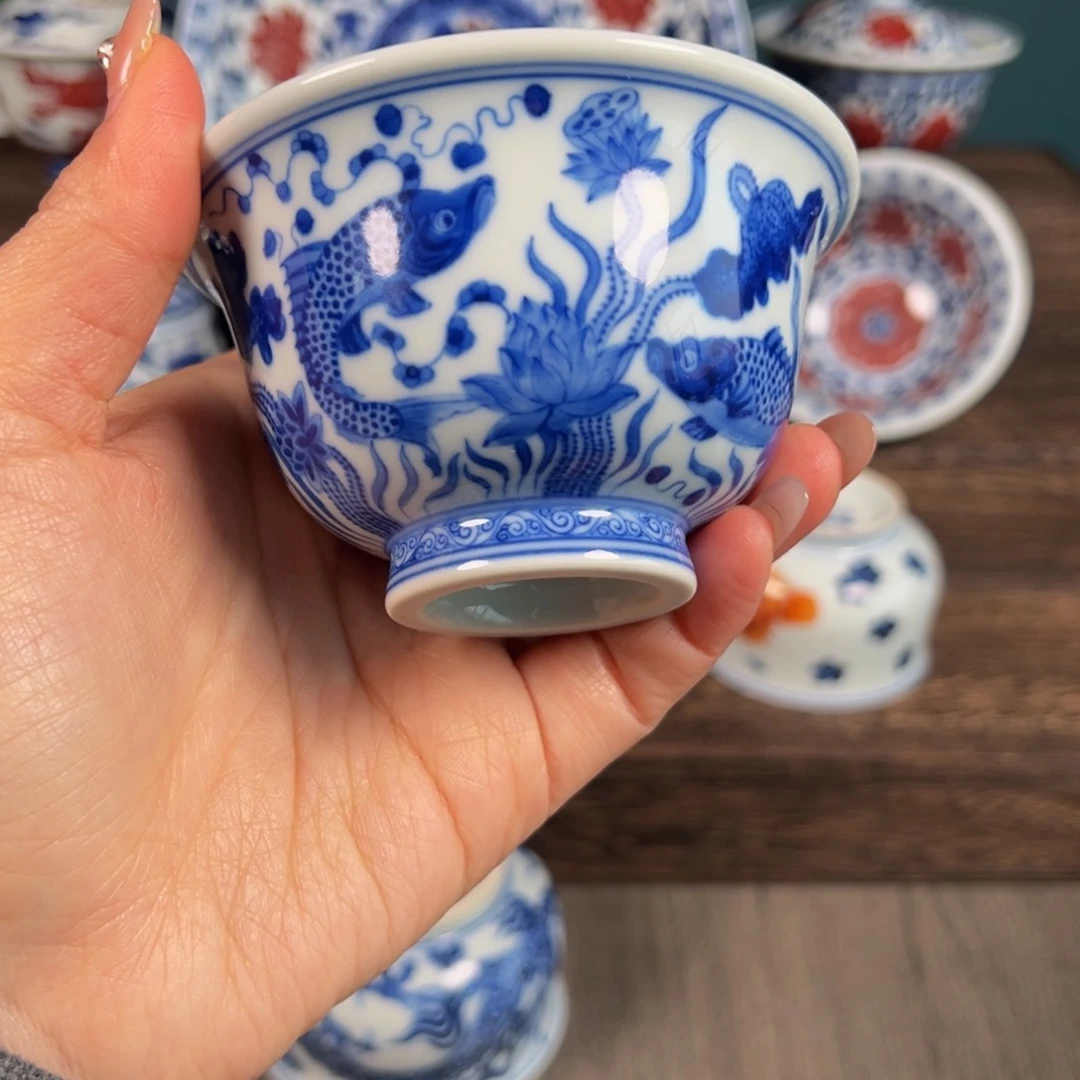 杯子景德镇陶瓷永明尚玩瓷器