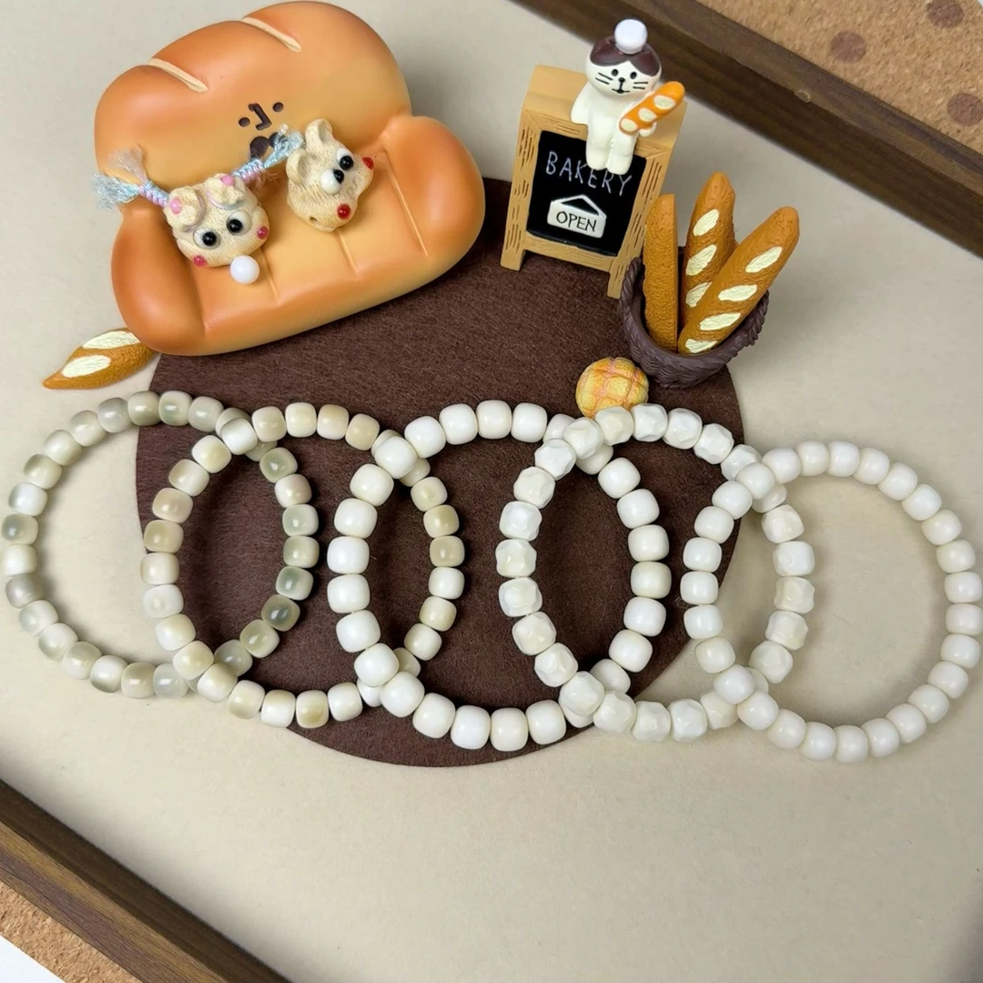 原生态海南白玉菩提干磨干抛精工（非菩提根）