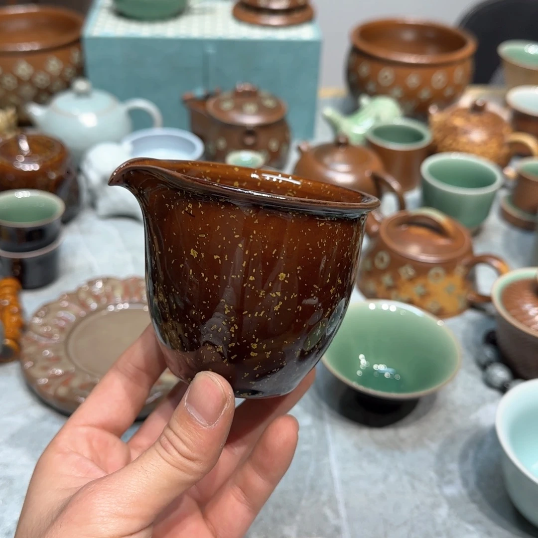 小金茶器青瓷茶具