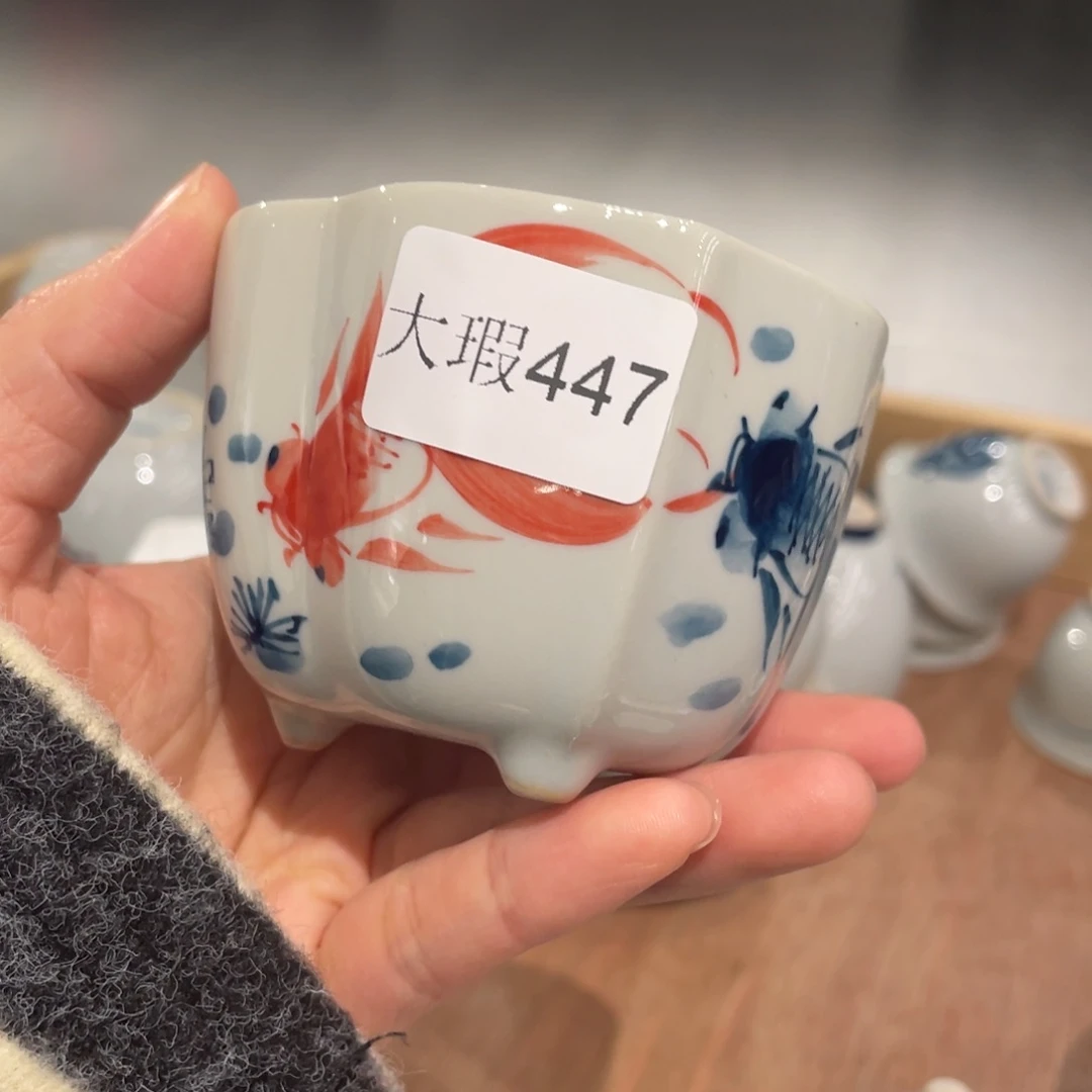 有瑕釉下彩纯手绘