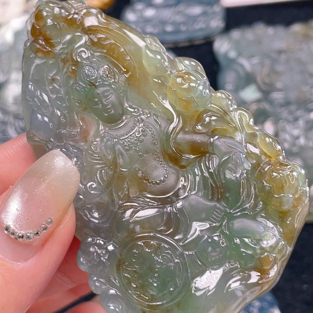 颈饰未镶嵌翡翠6，