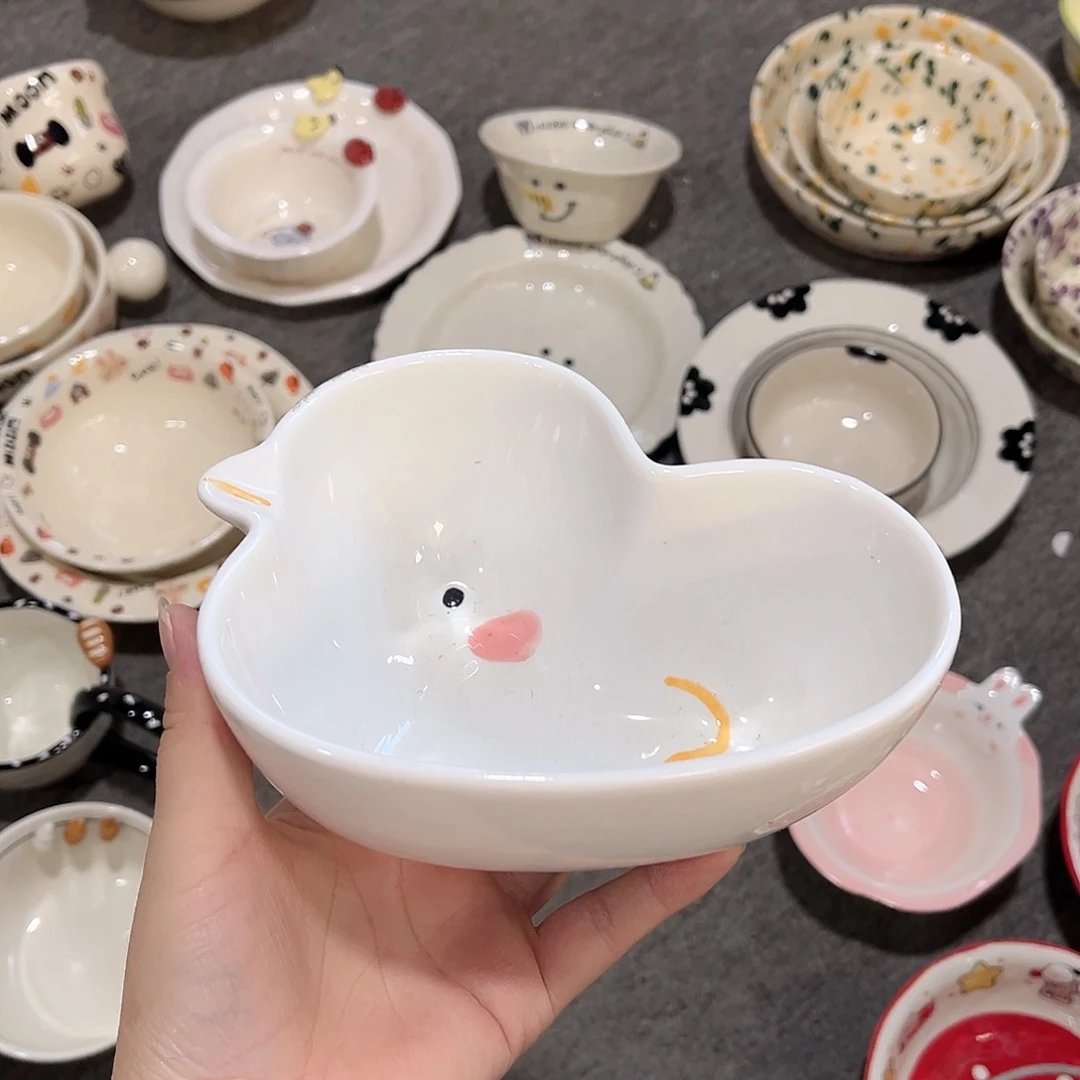 小鸽子异形碗陶瓷餐具