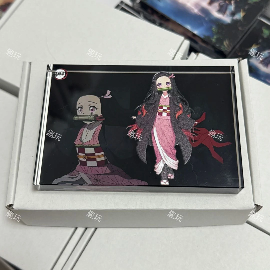 鬼灭之刃摆件弥豆子亚克力砖12*8*1.5cm同人二创