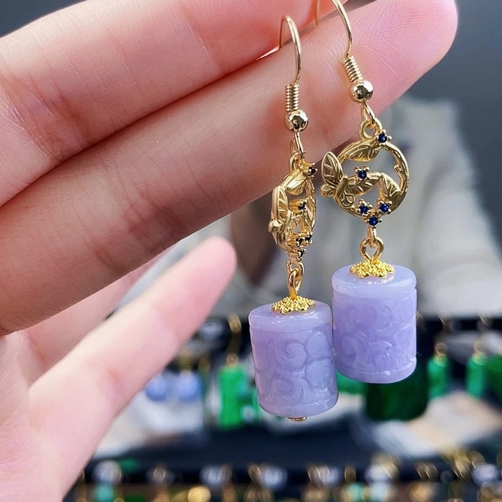 翡翠耳饰未镶嵌饰品