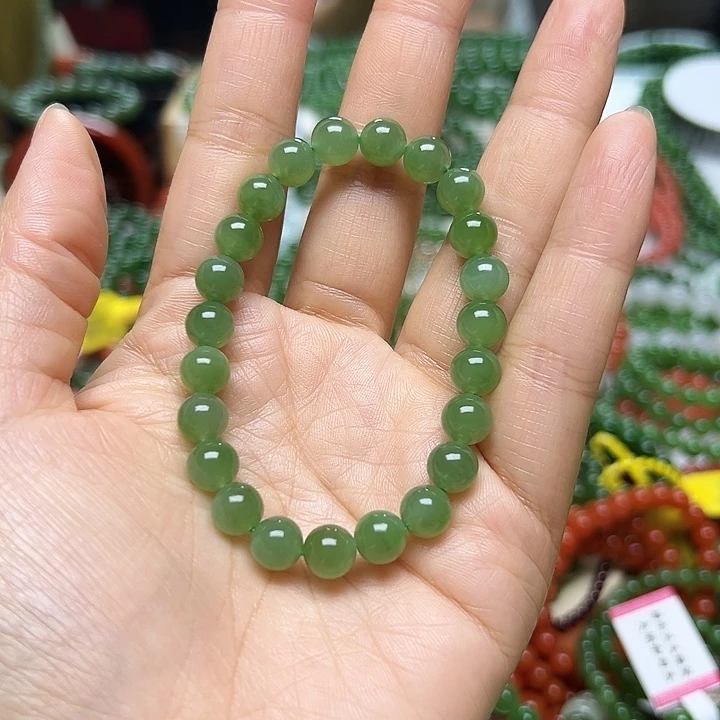 和田玉（碧玉）未镶嵌手串