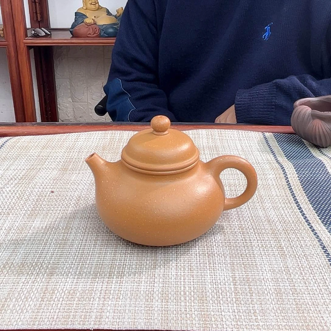 紫砂茶壶宜兴黄金段180c