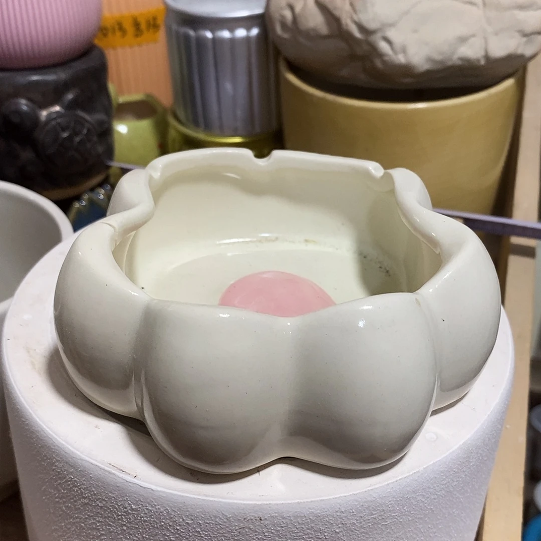 摆件水培陶盆无孔 瑕疵介意勿拍