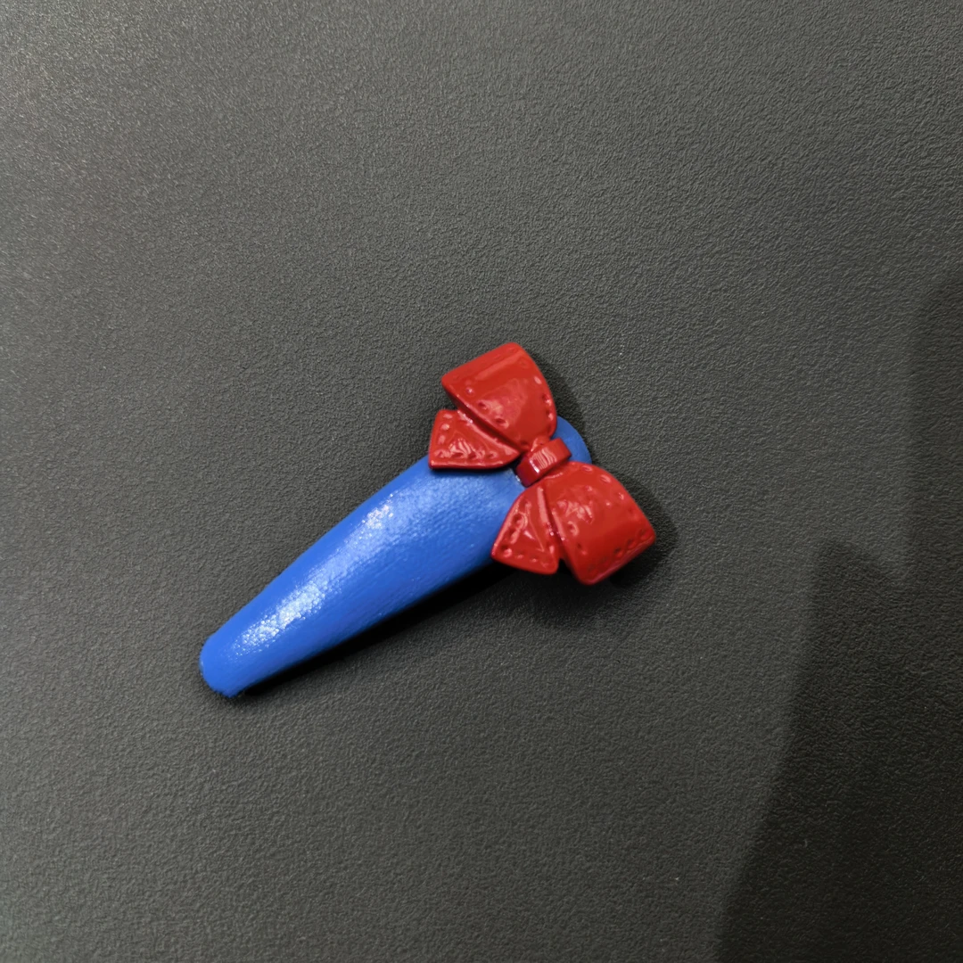 A722红色蝴蝶结蓝色皮皮掰掰夹