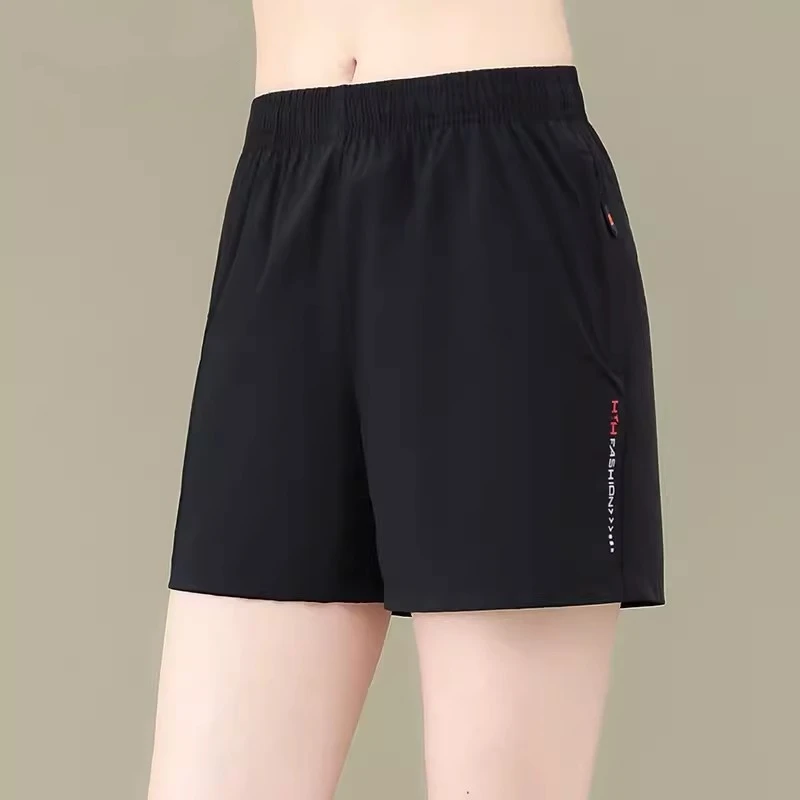 【四分裤】跑步速干短裤女夏季2025新款薄款宽松健身冰丝运动