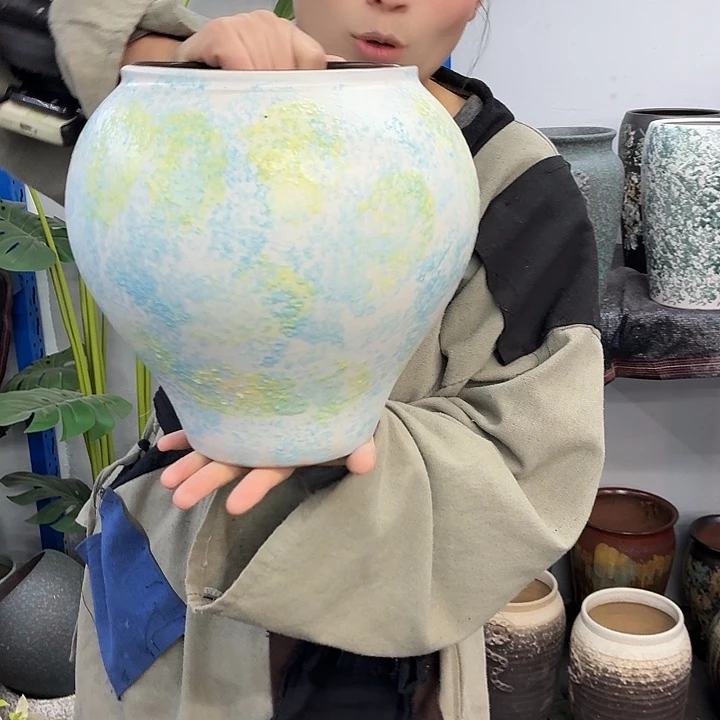 16×26 -粗陶花盆有孔-买买买