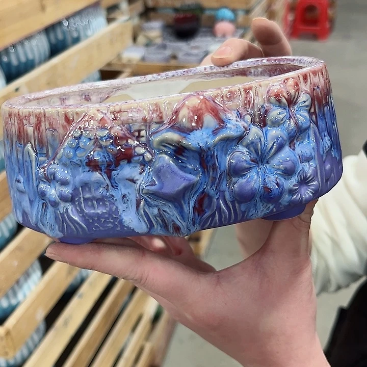 陶瓷陶瓷多肉植物花盆