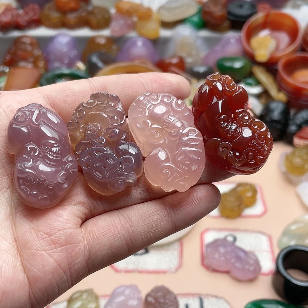 玛瑙/玉髓颈饰合金日*