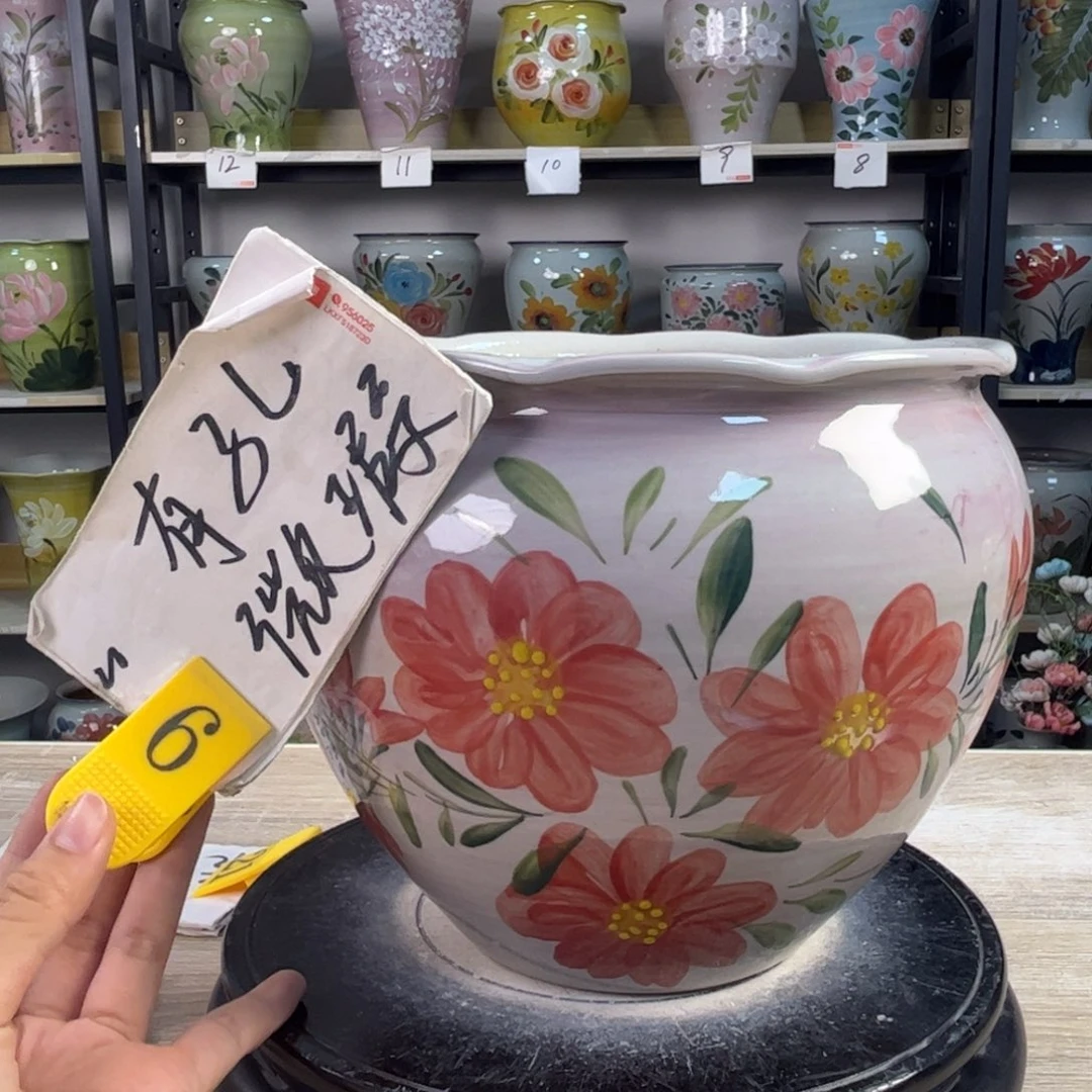 罐1tc景德镇陶瓷花盆