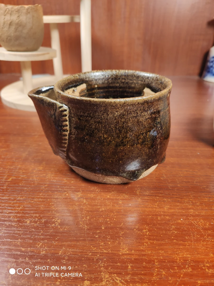 粗瓷公道杯井陉窑纯手工4号