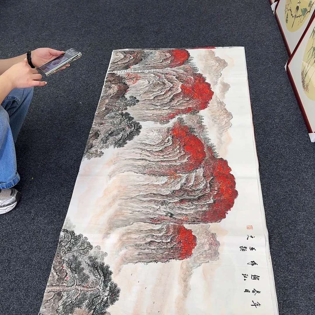 纯手绘国画作品作品