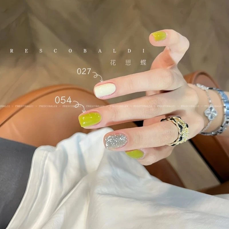 小颖美甲-X新方瓶027X新方瓶054纯色胶甲油胶白色(1色1备案猫眼)