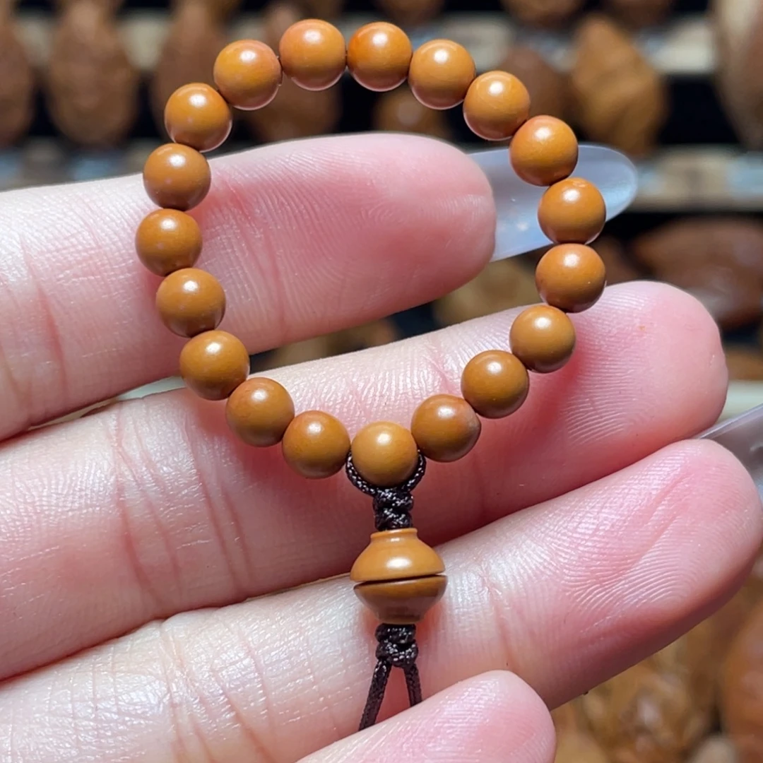 一***茶橄榄核把件橄榄核手捻