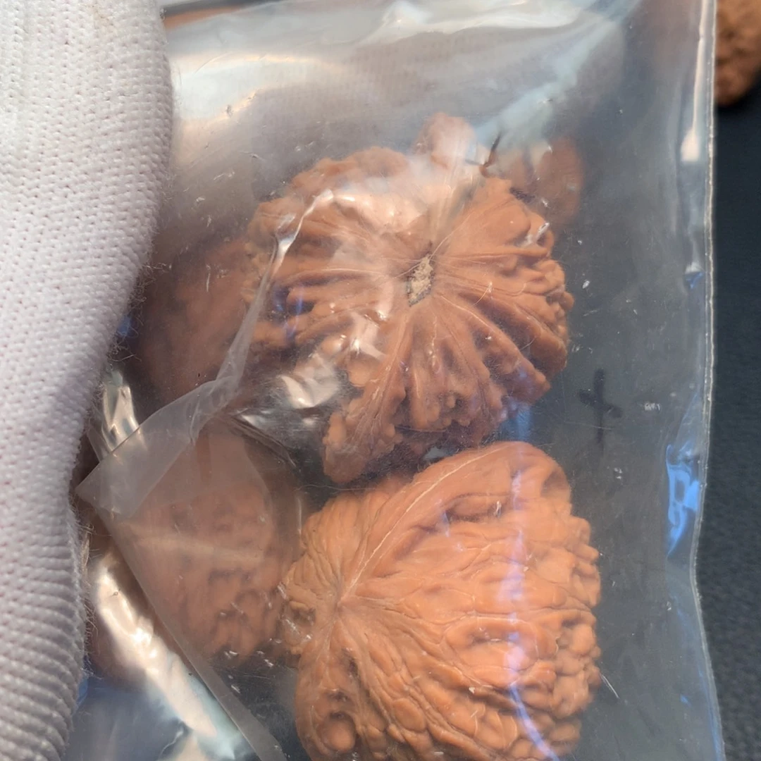 洞***幺把件文玩核桃磨盘41