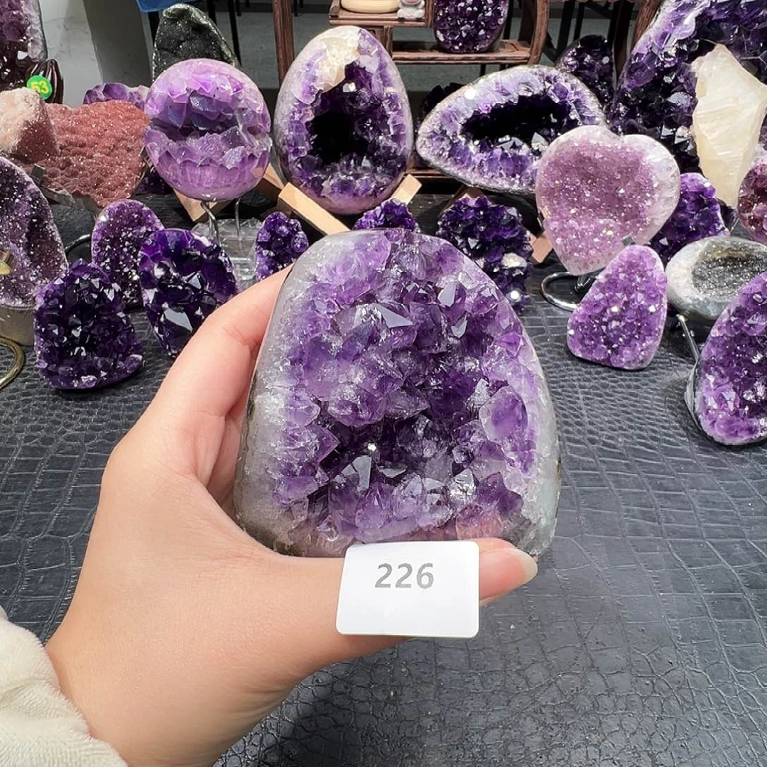 未镶嵌珠宝半成品紫晶