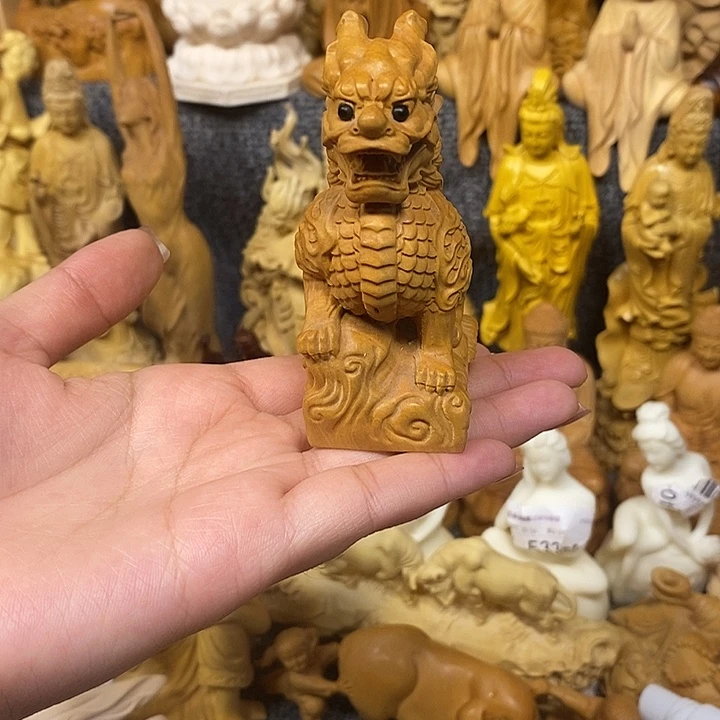 黄杨木黄杨木瑕疵麒麟