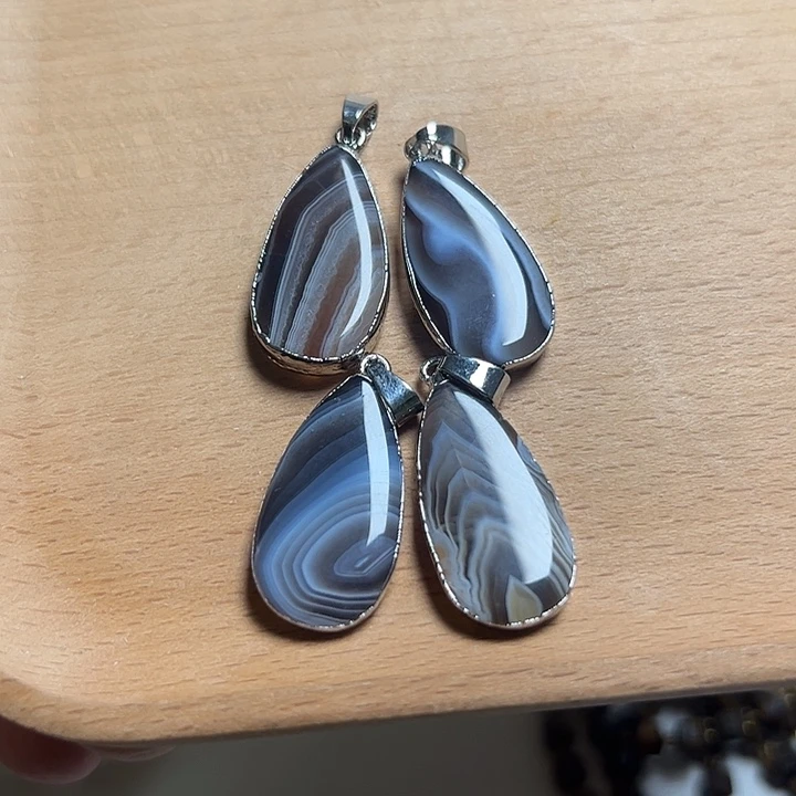 石英质玉合金珠宝半成品12.8一对