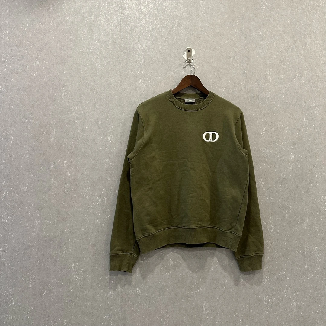 DIOR迪奥 SS22 图案印花圆领休闲长袖卫衣 M码/99新/003214