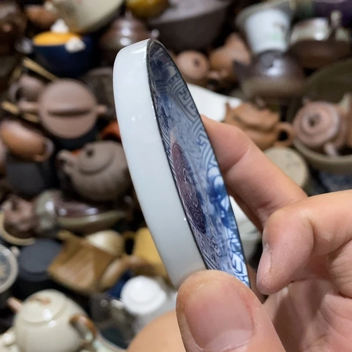 瓷片荷花绽放了我