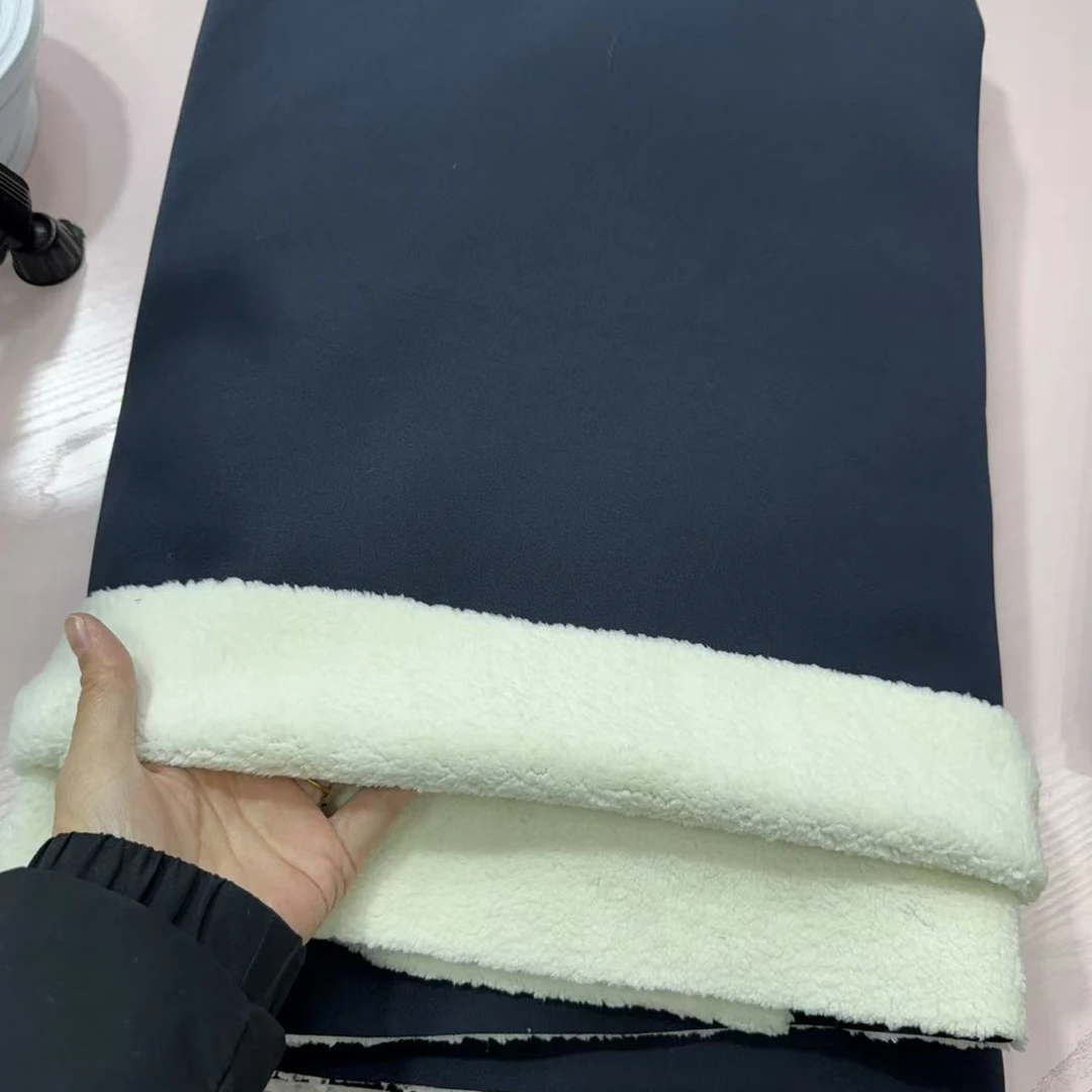 布料羊羔绒绒校服蓝加绒1-1.1-1.2-1.5米多拍连裁