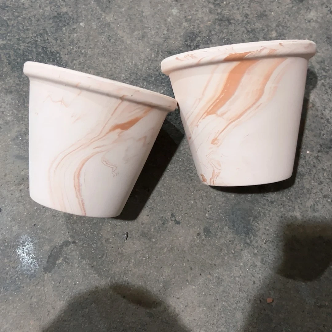 【闪购商品】红陶玛奇朵斗盆16口13高2个