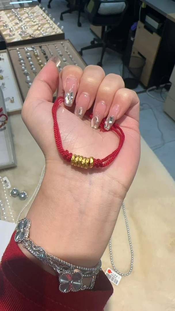 【涂涂高定珠宝】足金盘缠手绳多样性发其一hj