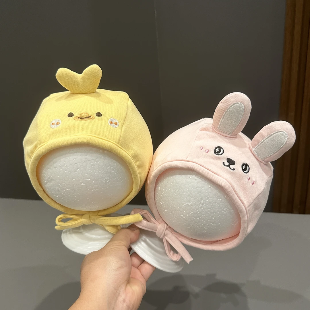 婴儿帽子春秋季护耳保暖帽胎帽护囟门小月龄男女宝幼儿防风新生儿