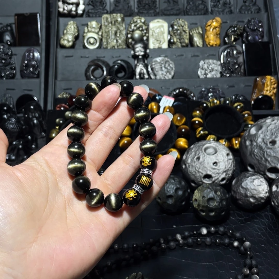 未镶嵌黑曜岩珠宝奇石?****?