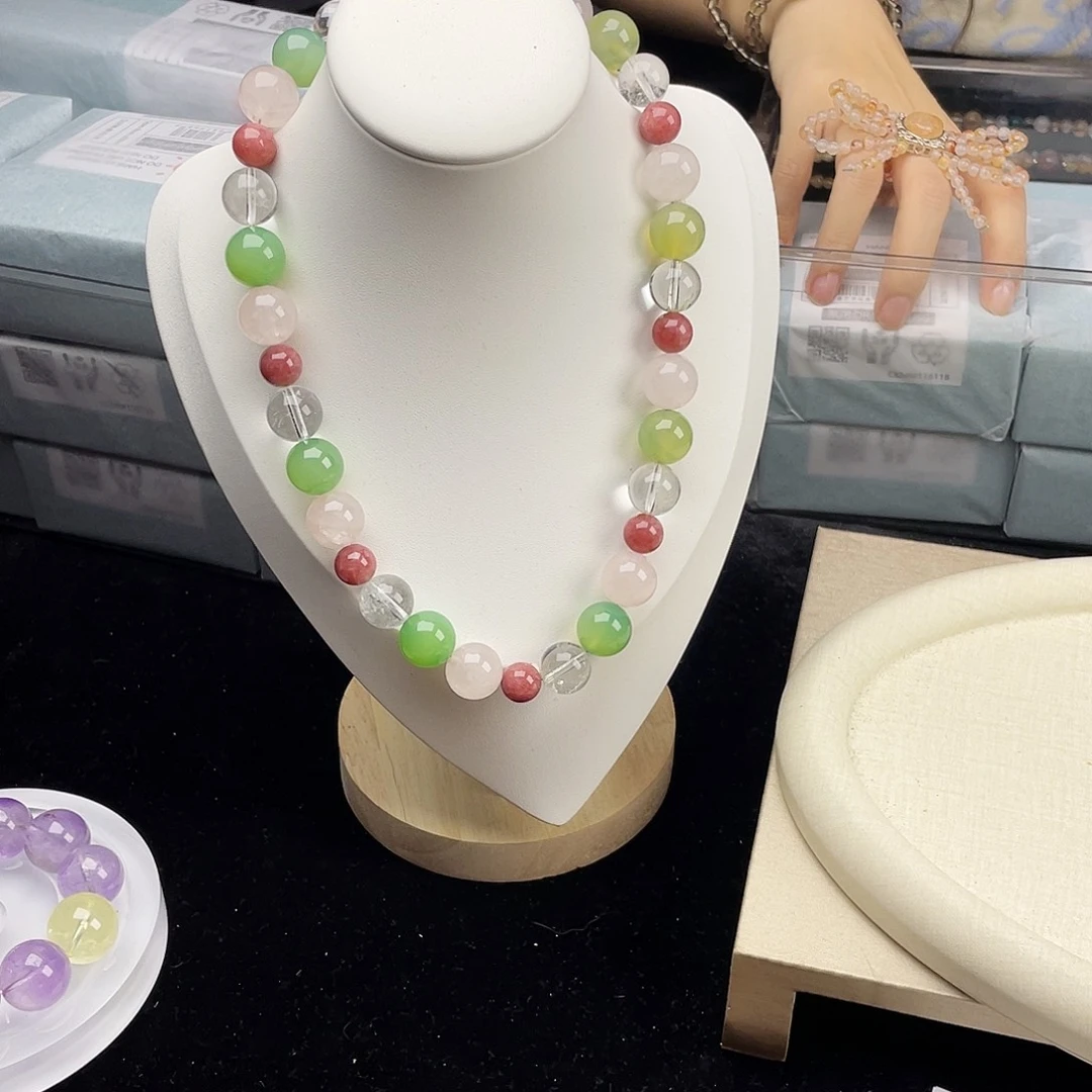 手串水晶银S925镶嵌