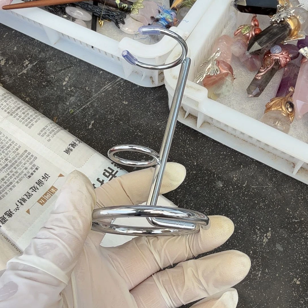 烟晶手链未镶嵌涵*银