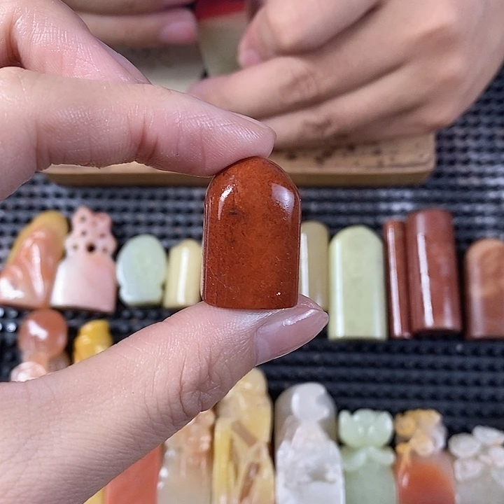 洛***旖寿山石现场现场直播手工