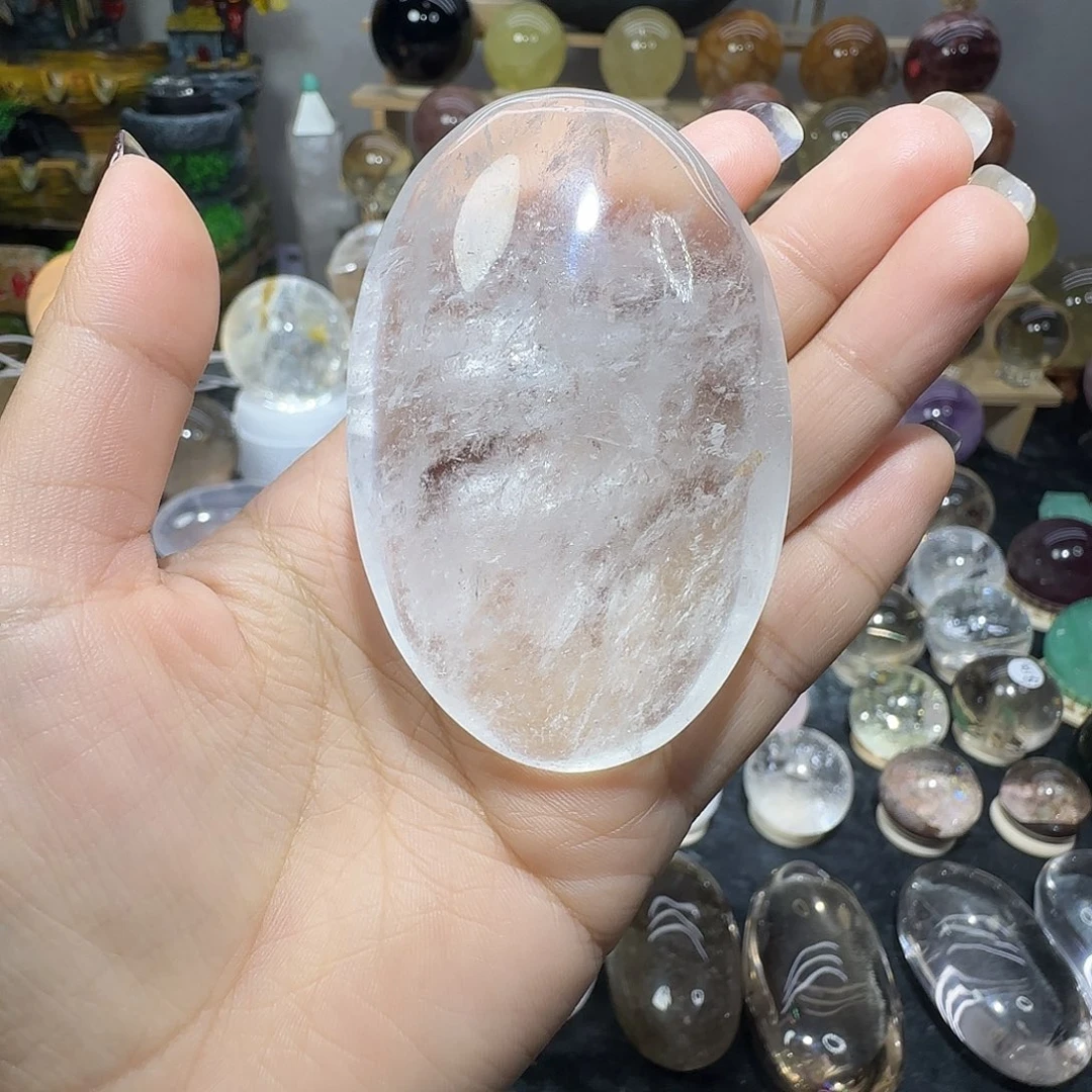 水晶珠宝半成品未镶嵌白手握