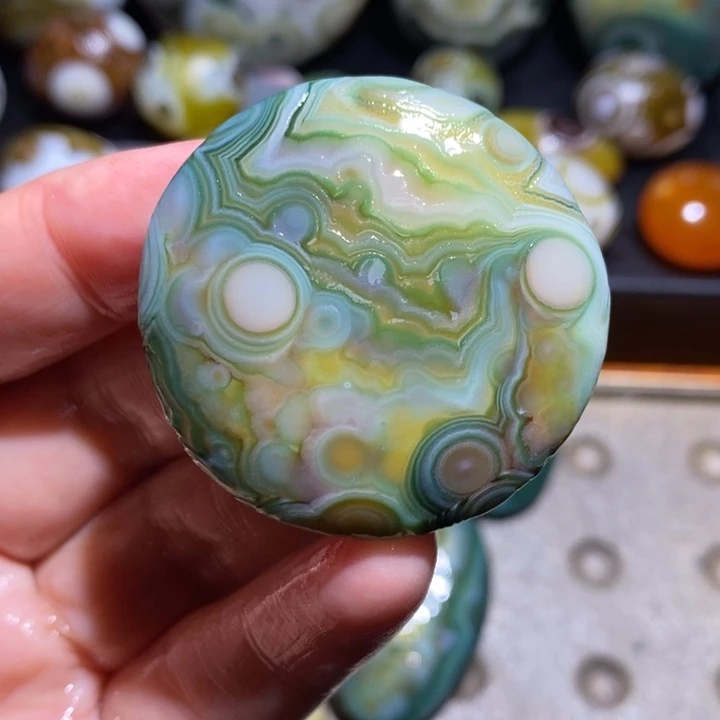 未镶嵌玛瑙/玉髓珠宝半成品45