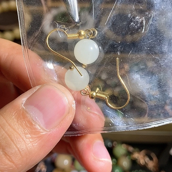 【闪购商品】未镶嵌和田玉耳饰