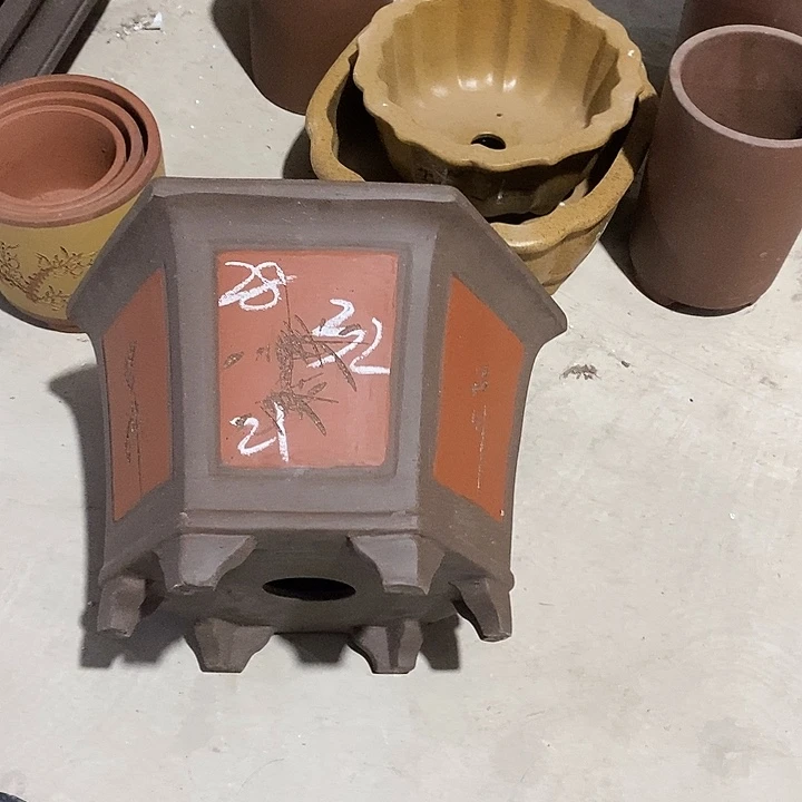 紫砂花盆紫砂花盆