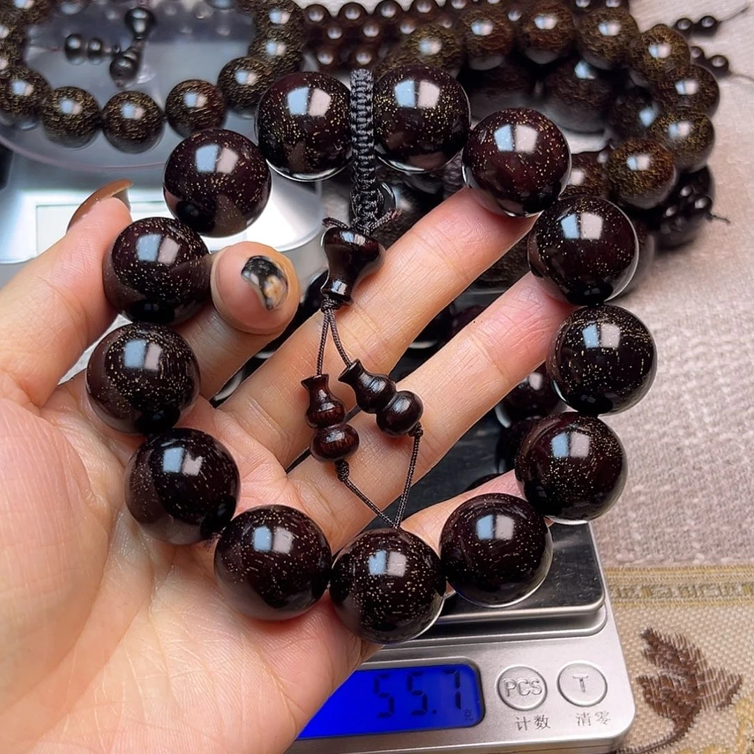 檀香紫檀（小叶紫檀）1.8 13颗满星