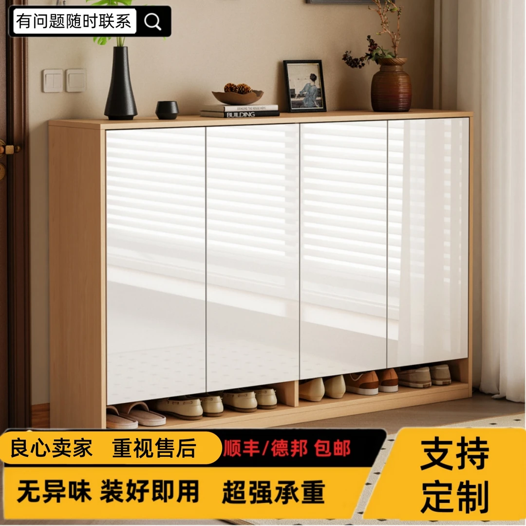 鞋柜家用门口一体靠墙门外走廊过道电梯口入户门2025新款爆款80高