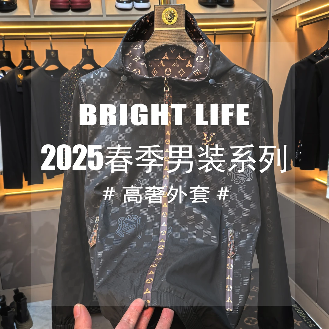 亚太新品2025新外套夹克连帽款9810防风男款休闲时尚运动春季春季