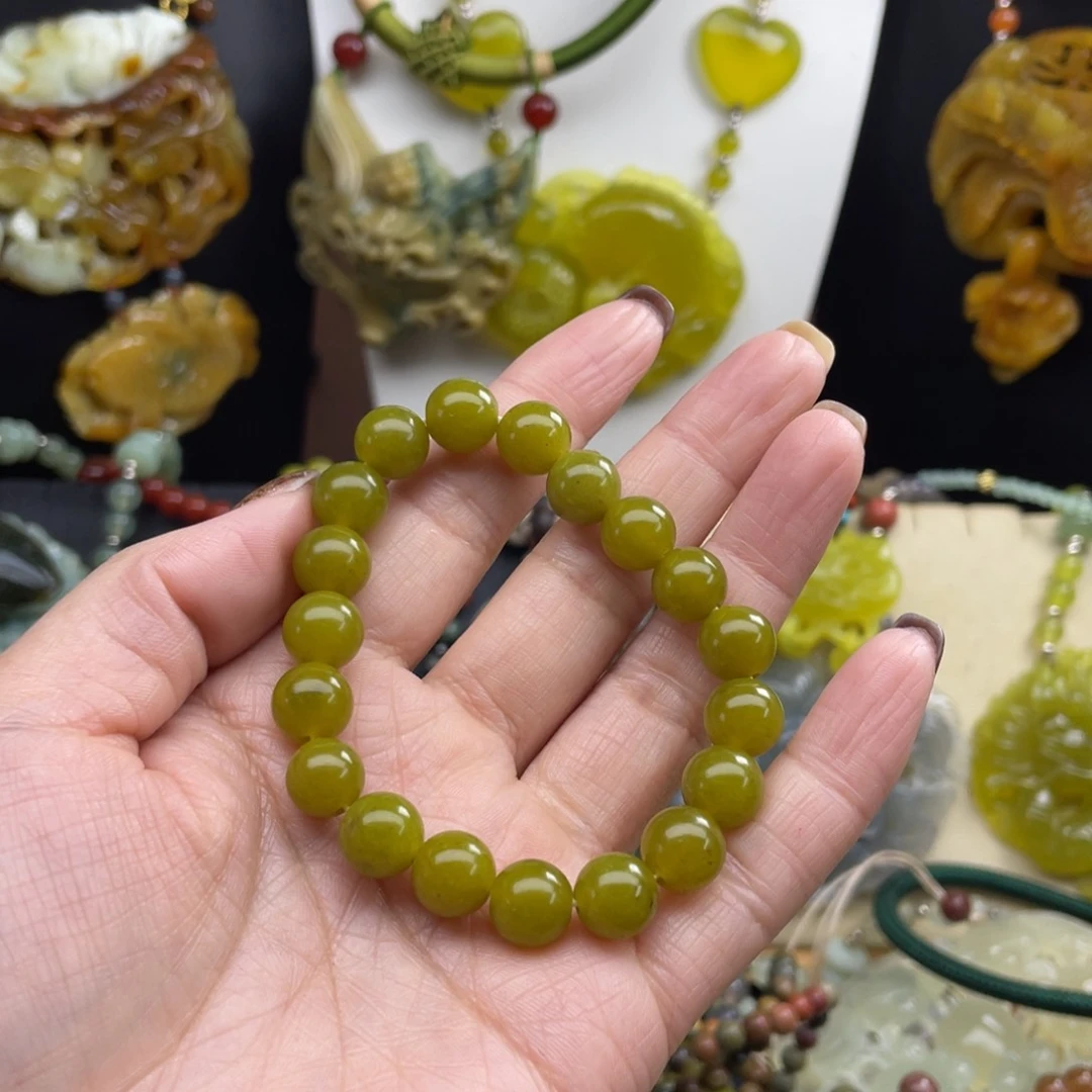 未镶嵌岫玉项链8889