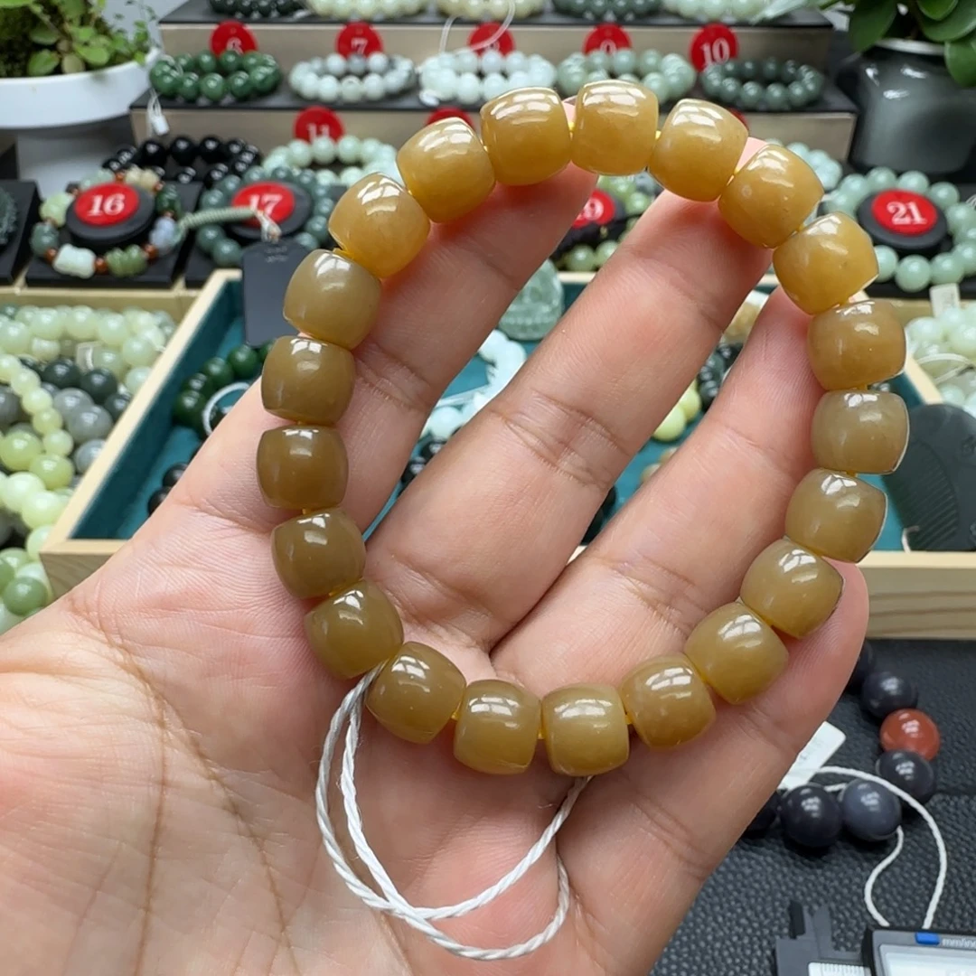 和田玉未镶嵌手链10