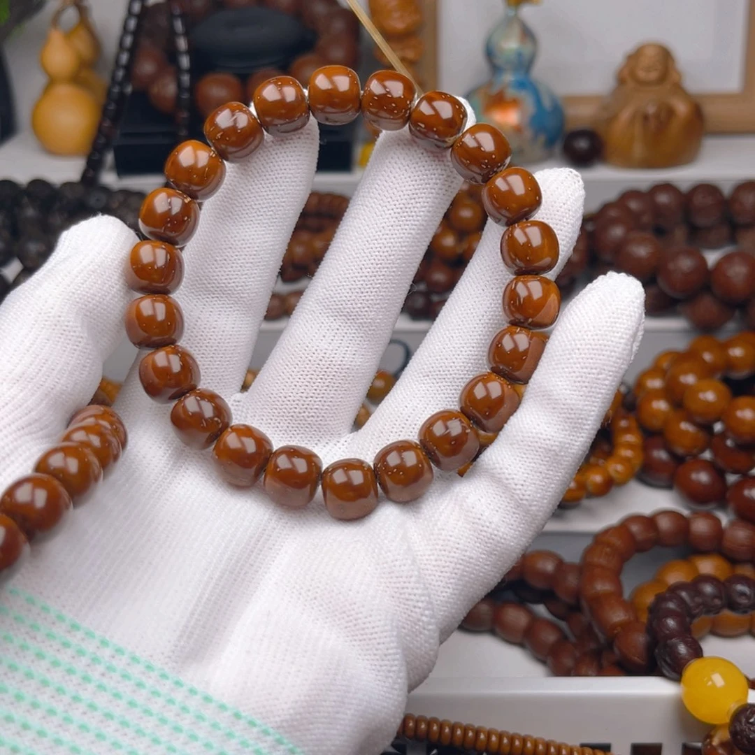 手串紫金鼠柒*晨紫金鼠微瑕实心